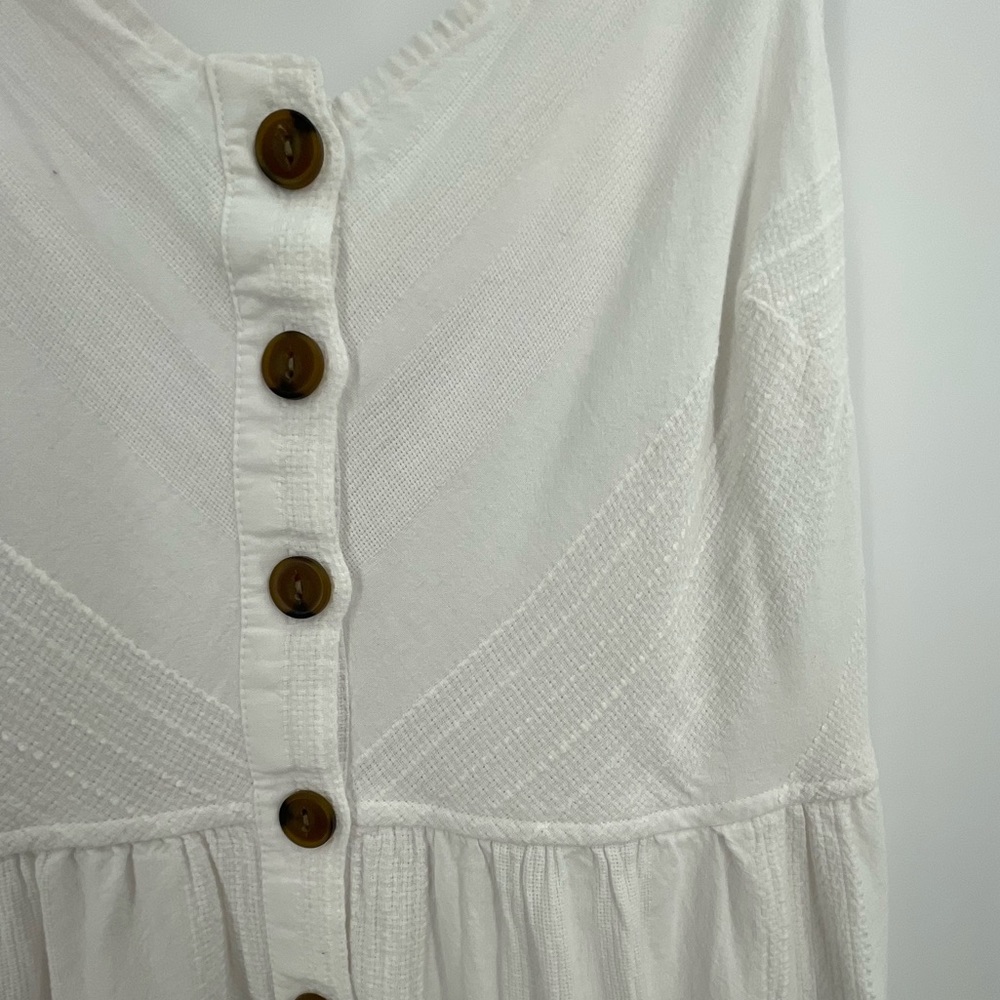 Universal Thread White Button-Front Sundress - image 7